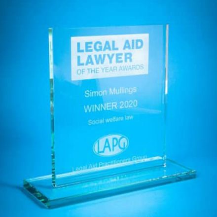 Simon Mullings – Legal Aid Lawyer of the Year Award Winner