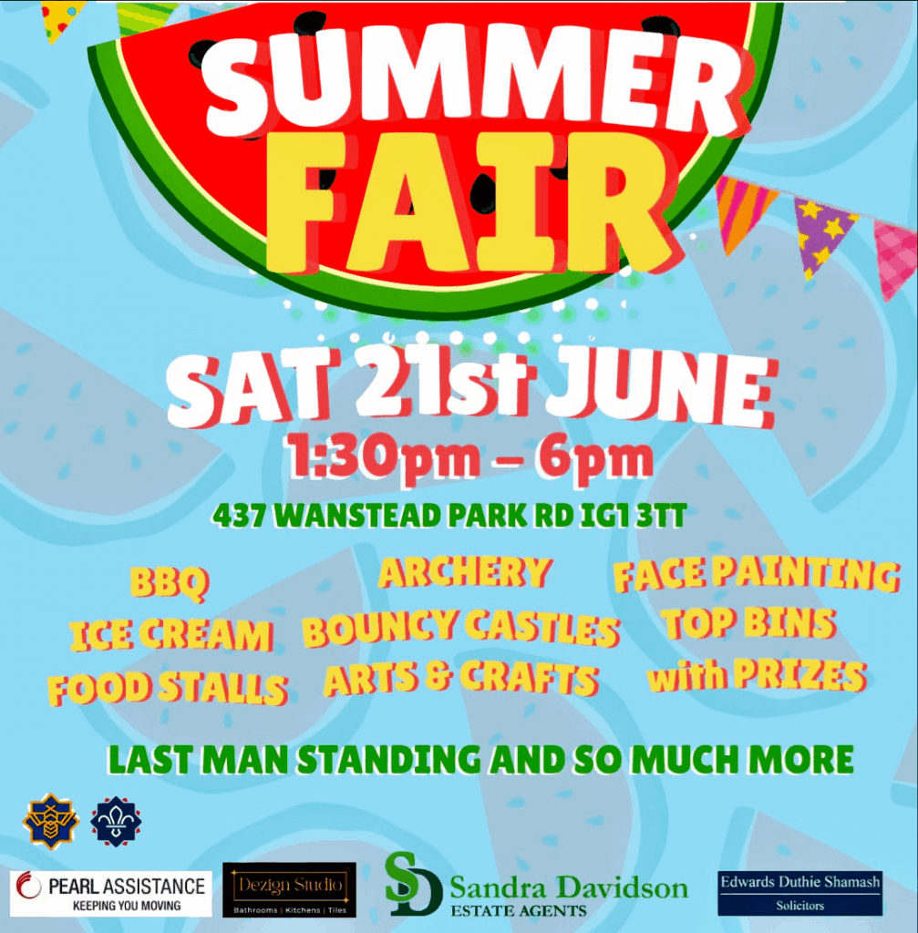 Summer Fair Sponsor - Cranbrook Scouts